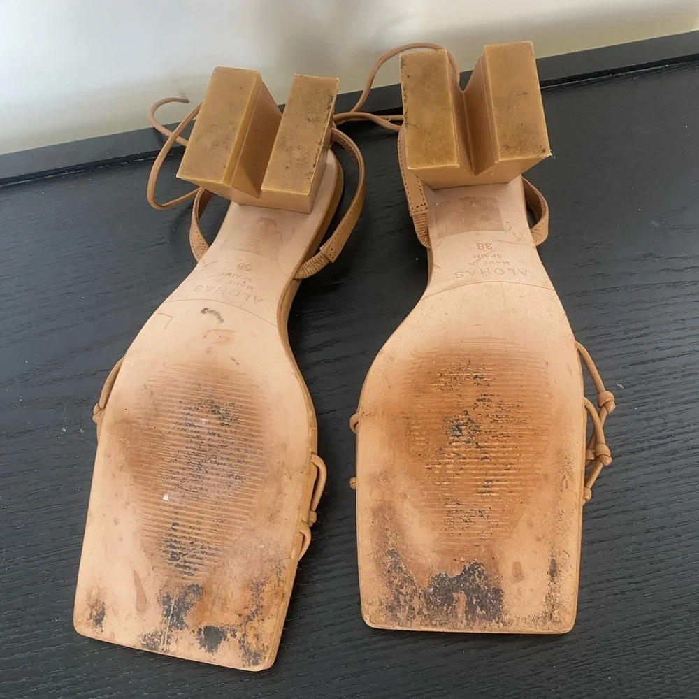 Alohas Juniper Sandal in Camel Size 38 *Missing strap‎ - Picture 4 of 15